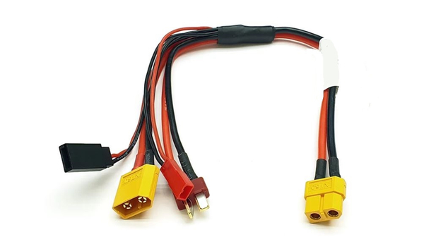 Кабель ToolkitRC XT60F to 8 kinds of connectors