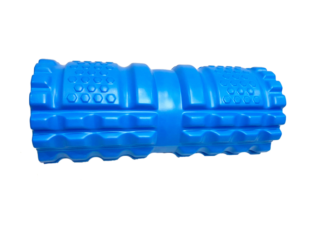 Ролик массажный для йоги Coneli Yoga Athens 33x14 см синий