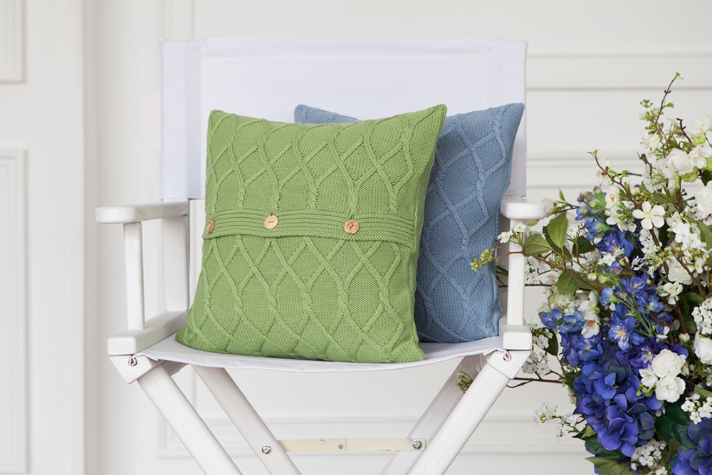 Наволочка 40x40 Luxberry Lux 48 травяной фото