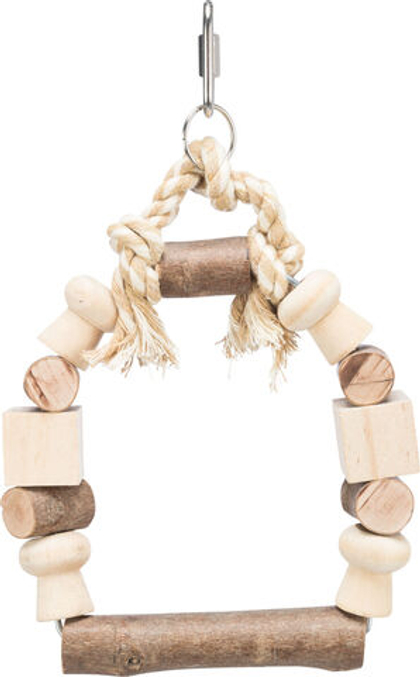 TRIXIE Игрушка для птиц "Качели деревянные"