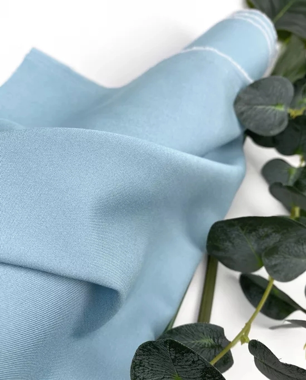 Джинс Тенсель (плательный). Цвет - Голубой