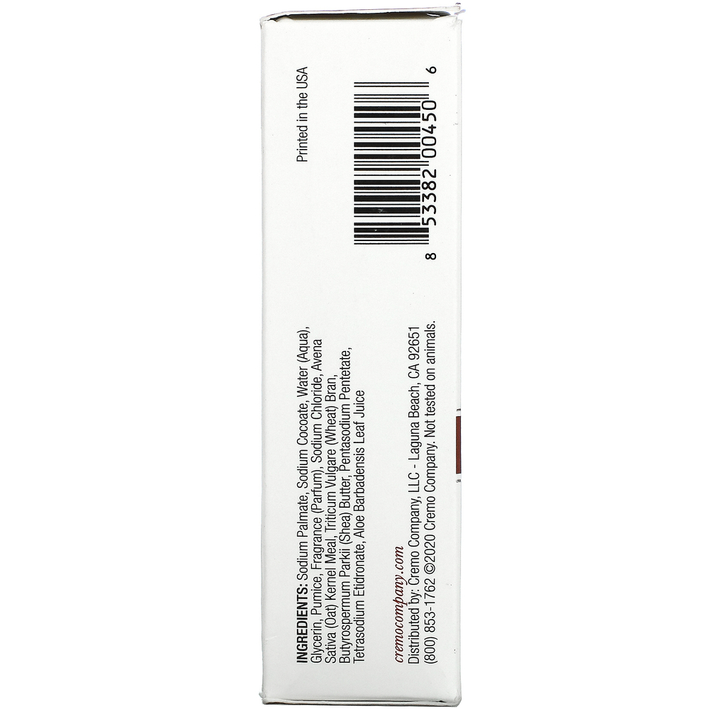 Cremo, Отшелушивающее мыло для тела, № 08, бурбон и дуб, 170 г (6 унций)
