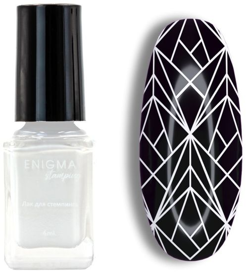 Лак для стемпинга 6 мл Enigma Stamping №2 белый