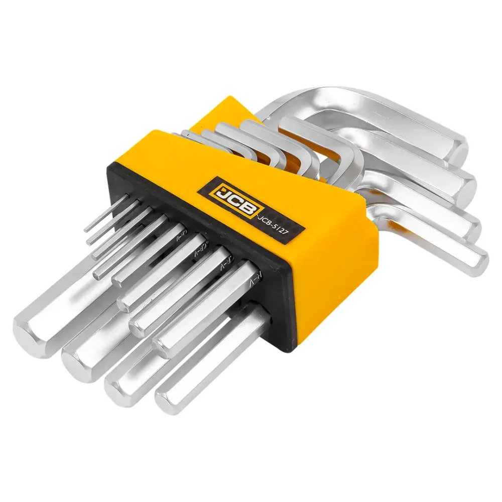 Ключи Г-образные 6-гранные, набор 12пр. (1.5, 2, 2.5, 3-8, 10, 12, 14мм) JCB JCB-5127