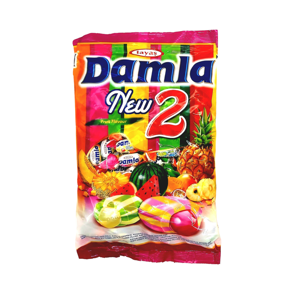 Жевательные конфеты Damla New (c фруктовой начинкой) вес.