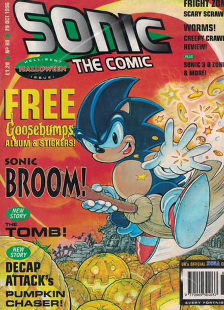 Комикс Sonic The Comic 1996 #89