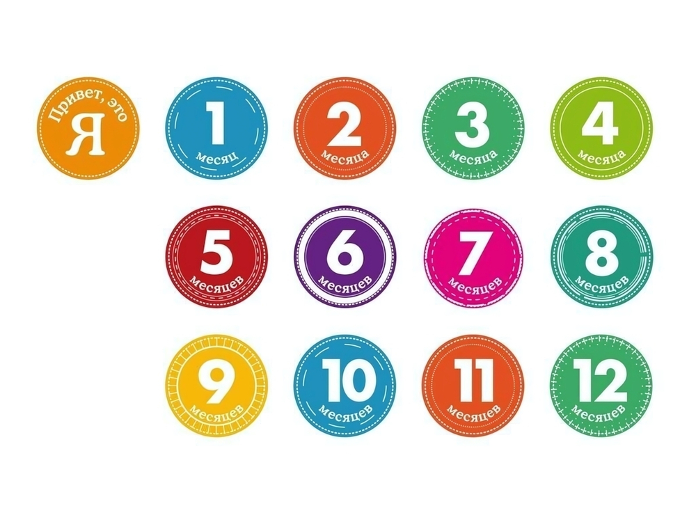 Набор стикеров унисекс "Цветная история" (Stick'n Click )