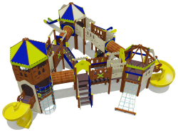 Игровой комплекс 07106.21 для детей 6-12 лет для уличной площадки