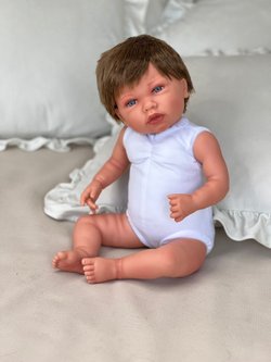 Кукла Реборн Marina and Pau 45cм Luka мягконабивная (M3036)