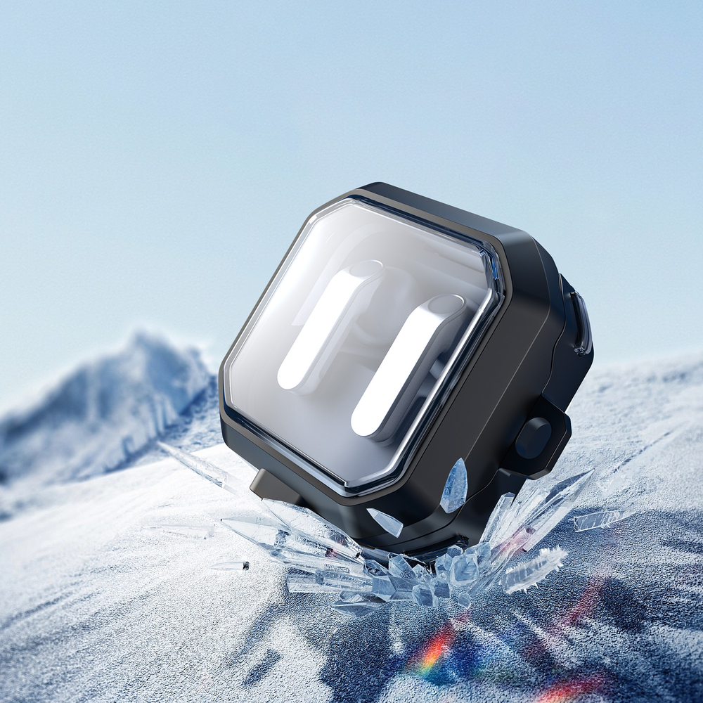 Чехол с черными рамками из TPU и PC для наушников Samsung Buds4 и Buds 4 Pro, серия SECD Series Case от Dux Ducis