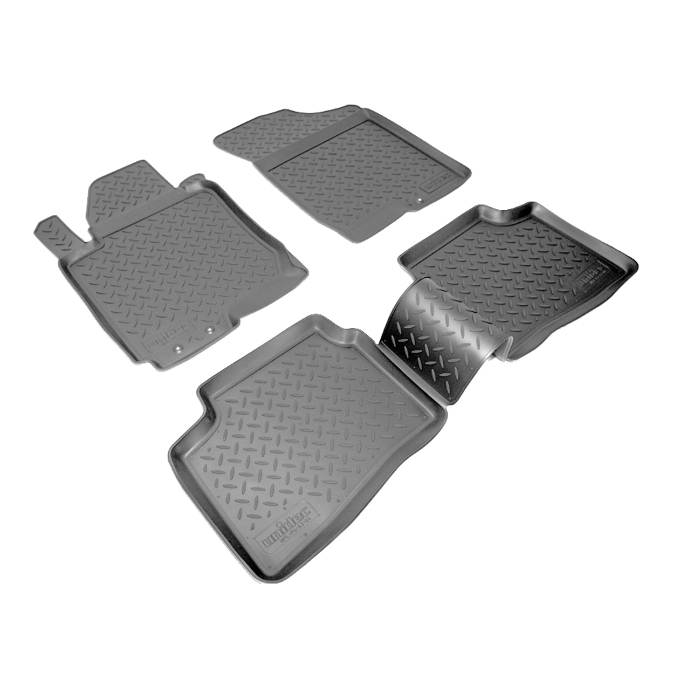 Ковры в салон Norplast/Unidec для Kia Ceed в кузове ED (2010-2012), Черный, арт.NPL-Po-43-04