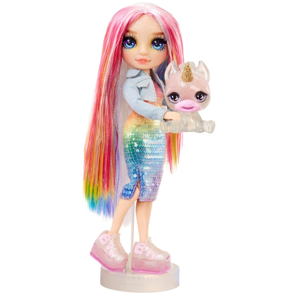 Rainbow High - Сияющая кукла Амайя Рейн (Радуга) + питомец и слизь 120230 / артикул   120209 120230  / GTIN 035051120230