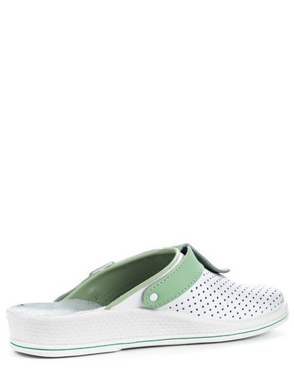 Сабо жен. 74-04А (белый/зелён)