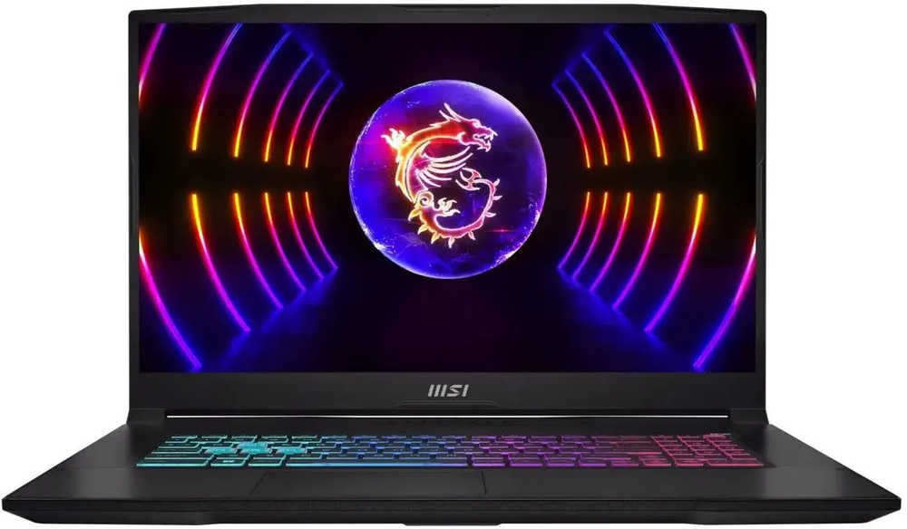 Ноутбук 17.3" IPS FHD MSI Katana 17 B13UCX-1428XRU black (i5 13420H/16Gb/512Gb SSD/2050 4Gb/noOS) (9S7-17L541-1428)