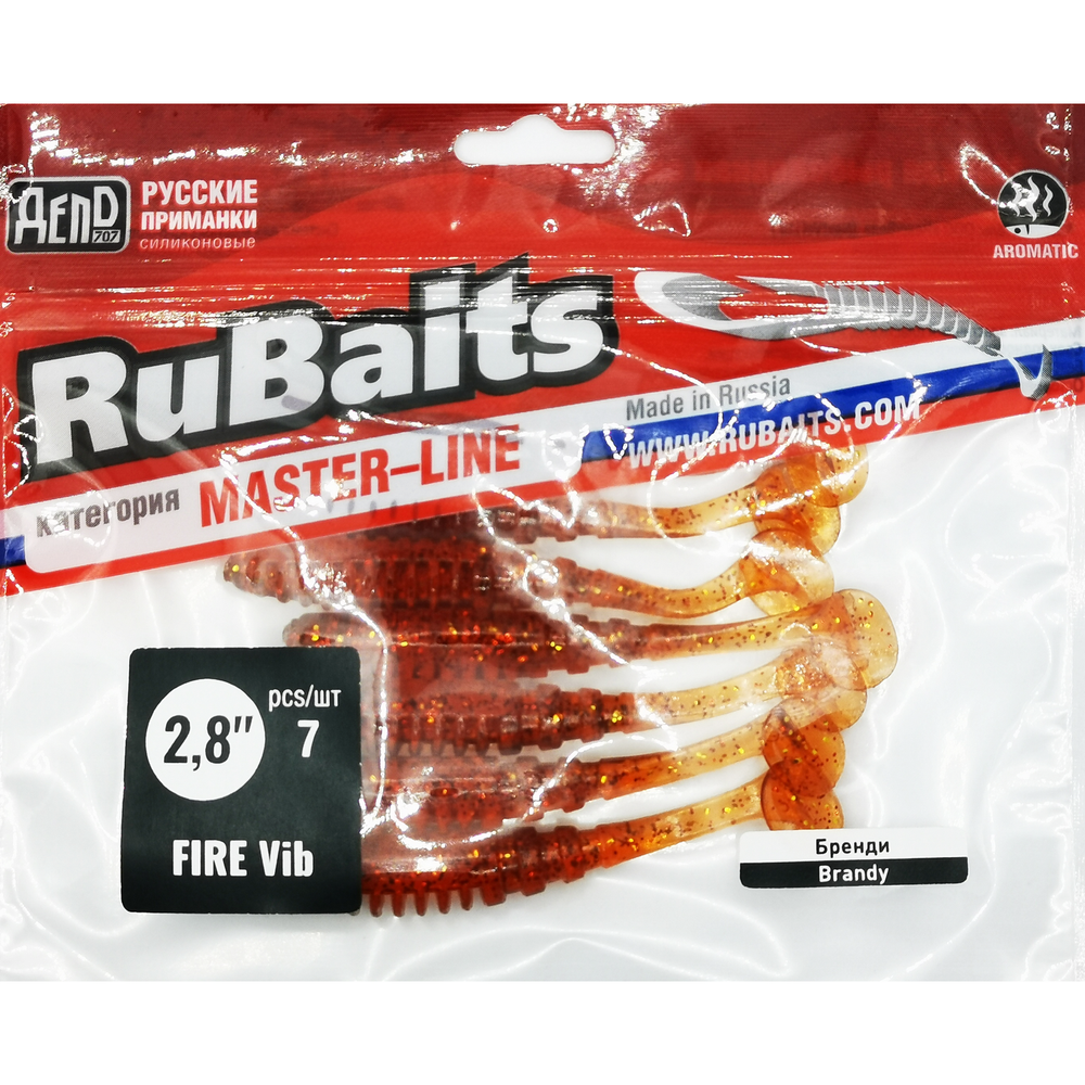 Рыболовные, силиконовые приманки Виброхвост рыбка RuBaits Fire Vib Набор для рыбалки на щуку, на судака, на окуня, на форель На спиннинг джиг микроджиг