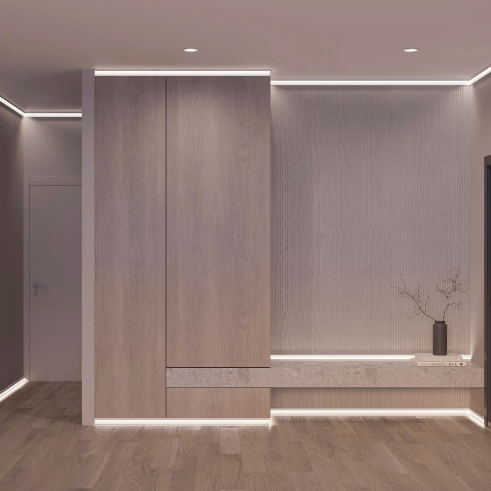 Профиль PLINTUS-H80-2000 BLACK (Arlight, Алюминий) 045448