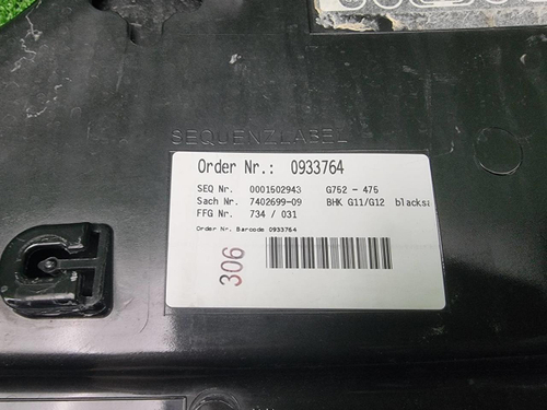 Накладка крышки багажника BMW 7er G11 (2015-2022)