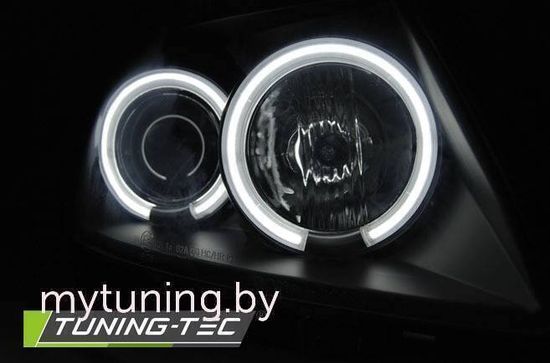 Передние фары Angel Eyes для Suzuki Swift II (05-10) CCFL Black