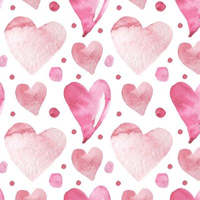 Бесшовный принт ко дню святого валентина
