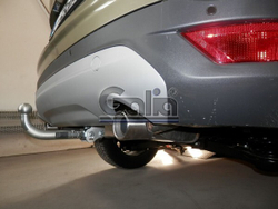 Фаркоп оцинкованный Galia F113C для Ford Kuga 2008-2013, 2013-(паспорт и сертификат в комплекте)(без электрики)