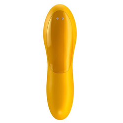 Бесшумный вибромассажер Satisfyer Teaser (желтый)