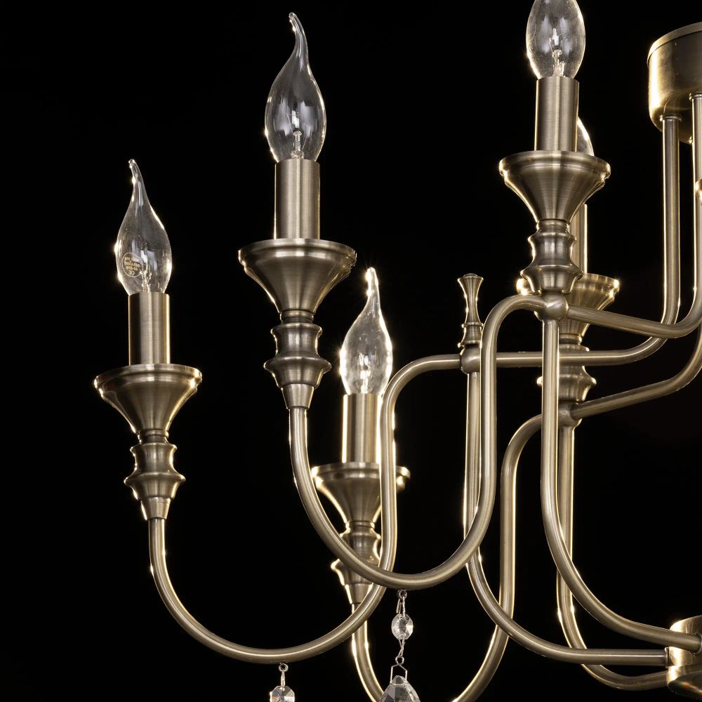 Citilux Рига CL437223 Люстра подвесная Бронза