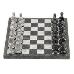 Шахматы мрамор змеевик доска 440х440 ммАртикул:  R7215