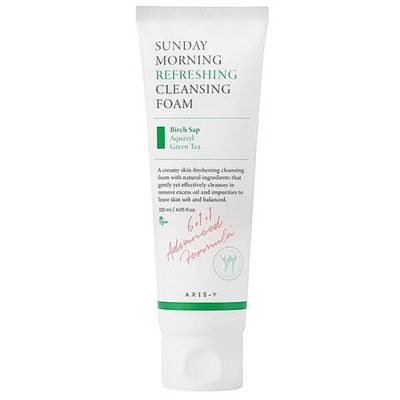 Увлажняющая пенка для умывания AXIS-Y Sunday Morning Refreshing Cleansing Foam 120 мл
