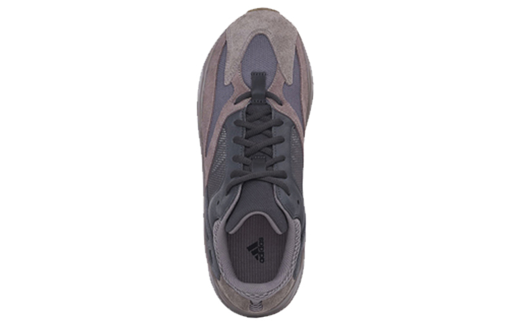 Adidas originals Yeezy boost 700 Mauve non-slip wear-resistant low-cut daddy shoes for men and women the same dark brown