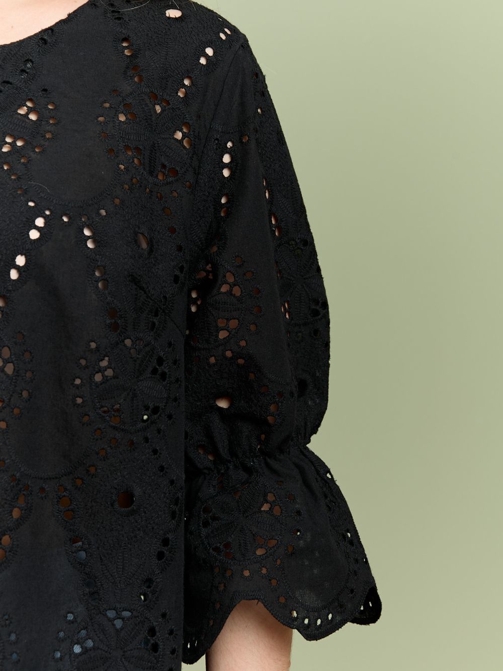 Блузка Милица-1 Виотекс ЧЕРНЫЙ -4