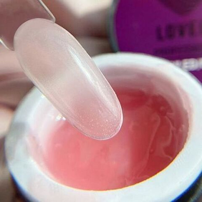 Гель для наращивания и укрепления Lovely, Lego Gel Rose, 15 гр