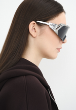 Спортивные очки 100% KORBIN X Gloss Black Chrome - HiPER Silver Mirror Lens