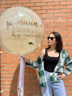 Воздушные шары стеклянный для жены  №850