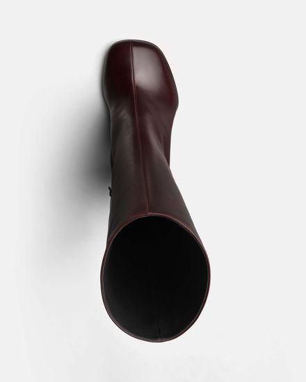 Сапоги Phoebe Philo Knee-high boot in oxblood leather