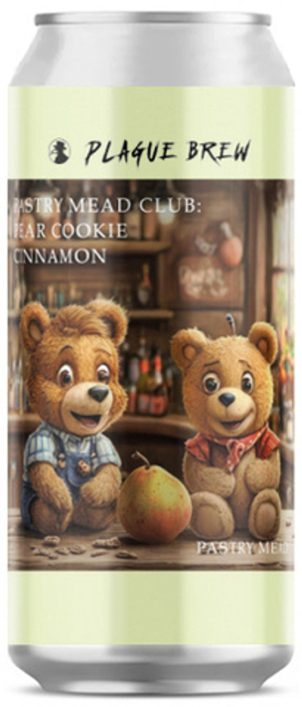 Медовуха Плейг Пастри Мид Клаб: Грушевое печенье с корицей / Mead Plague Pastry Mead Club: Pear Cookie Cinnamon 0.45 - банка