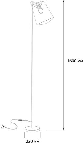 Торшер Hall 10185/T White