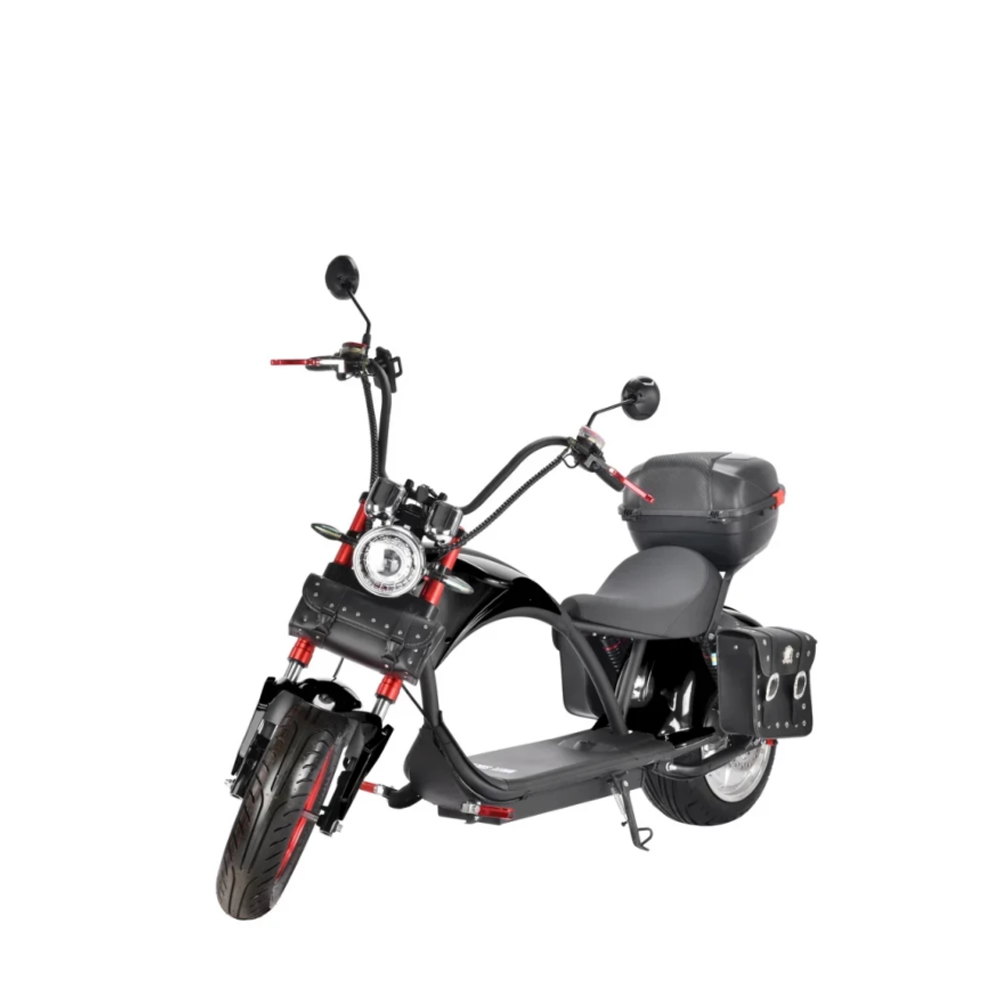Электроскутер Citycoco WHITE SIBERIA Wild Wheel 3950W Черный