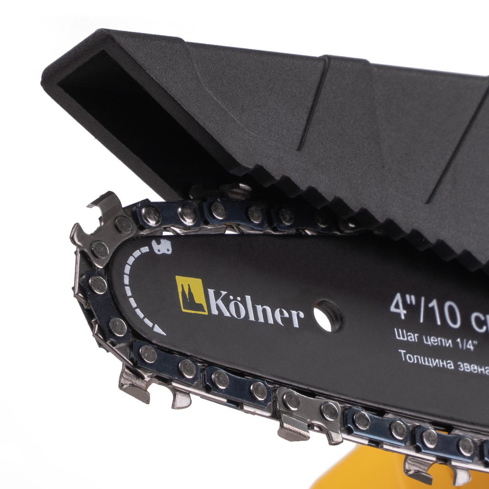 Пила цепная аккумуляторная Kolner KCS 18-10-2K, 18V UNI-M Standard
