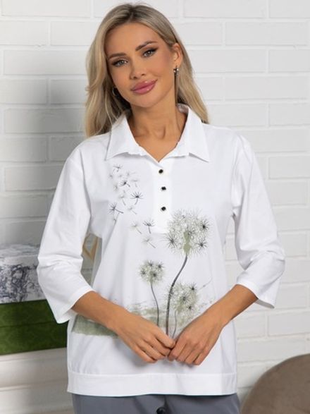 Блуза Сны луговых эльфов (белая) Б15288-18М LT Collection