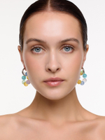 Серьги "Wheel" из селенита Silver