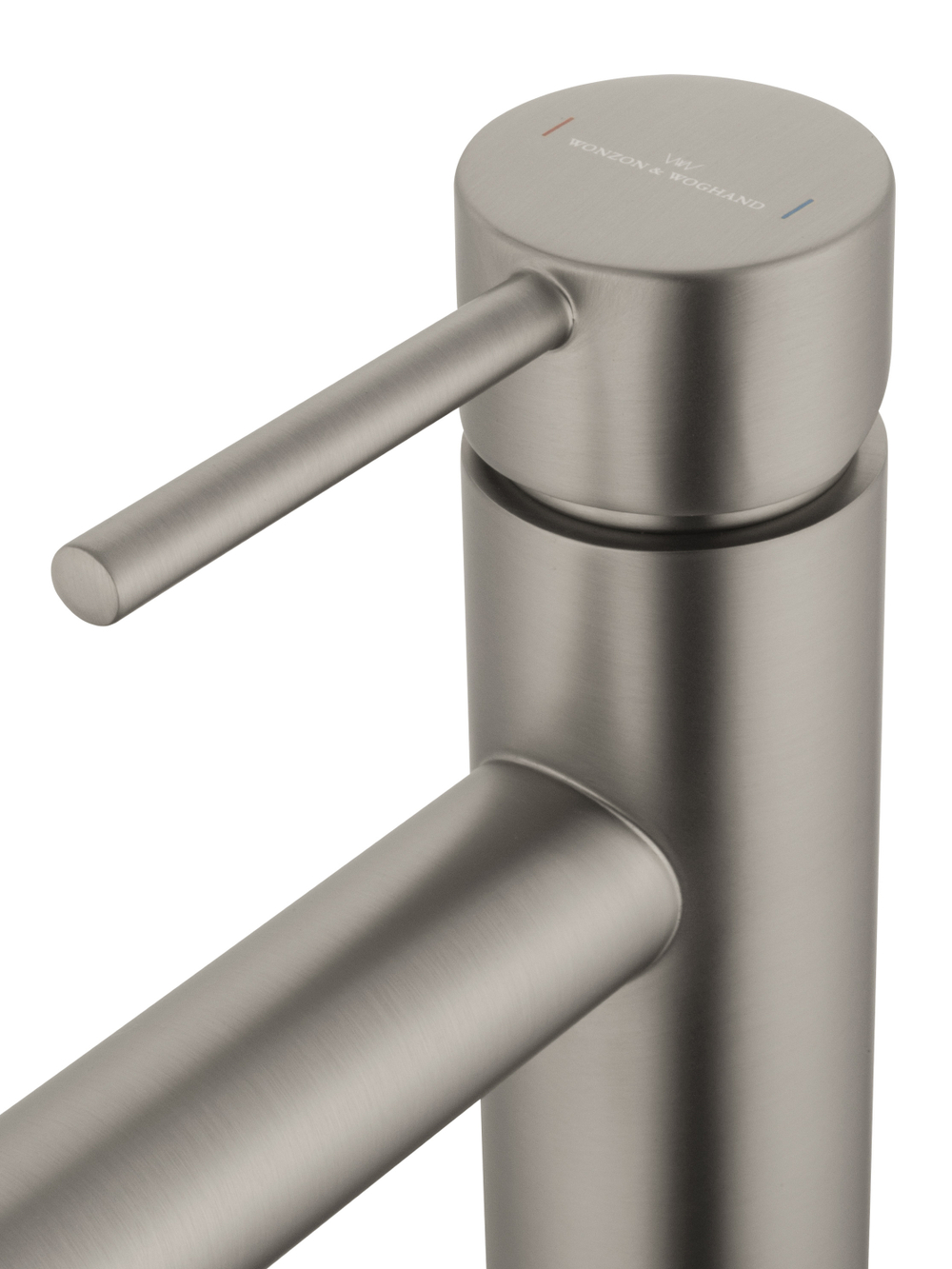 Смеситель для раковины напольного монтажа WONZON & WOGHAND STICK, Брашированный никель (WW-88649905-BN)
