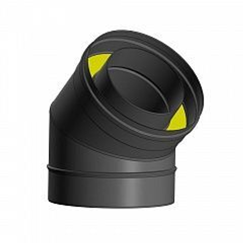 Отвод Термо 45* ОТ-Р 310-0.8/304  130/230 (2S) с хомутом