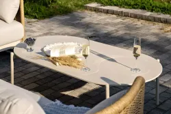 "Аликанте" лаунж-зона из искусственного ротанга, цвет соломенный