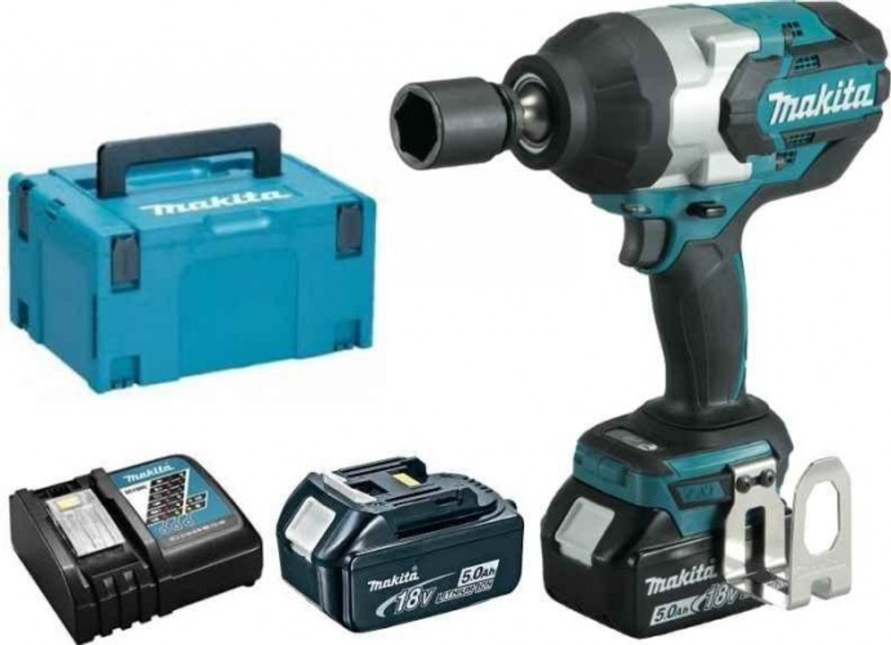 Гайковерт аккумуляторный MAKITA DTW 1001 RTJ ударный, бесщеточный DTW1001RTJ