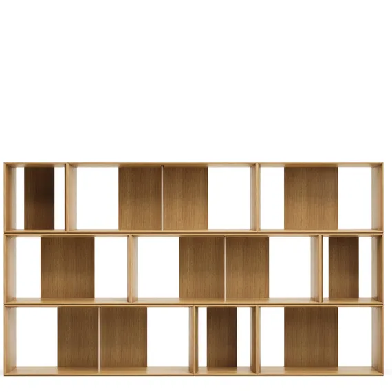 Litto набор из 9 модульных полок из шпона дуба 202 x 114 см
