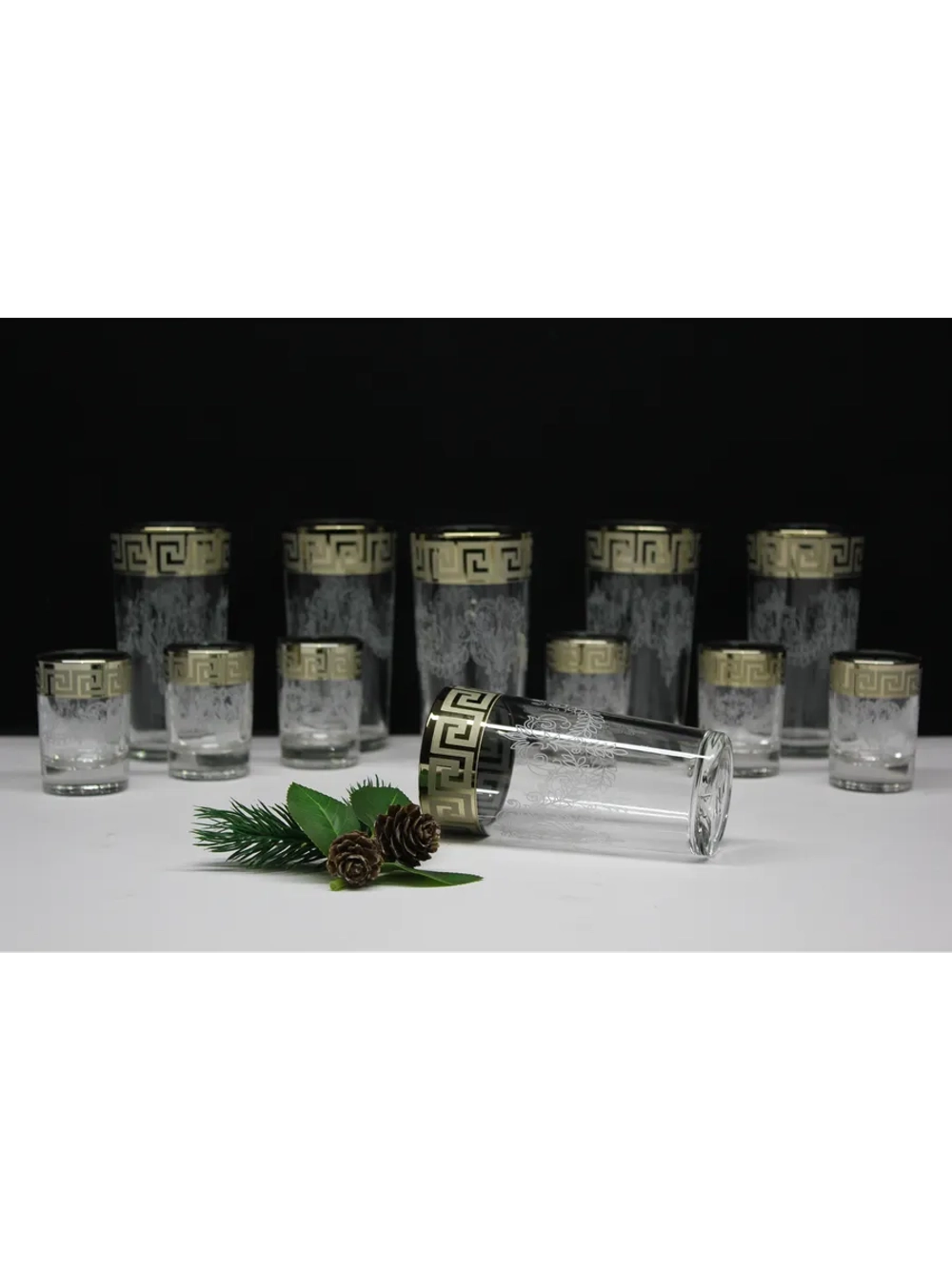 Набор 12 предметов стакан и стопка