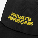 PP LOGO CAP — YELLOW/BLACK (NYLON)