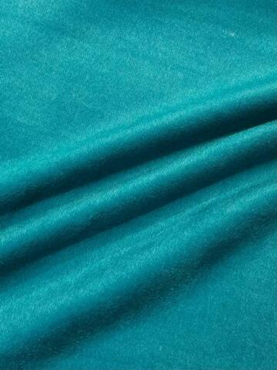 Кашемир с шерстью пальтовый Alberta Ferretti бирюзовый