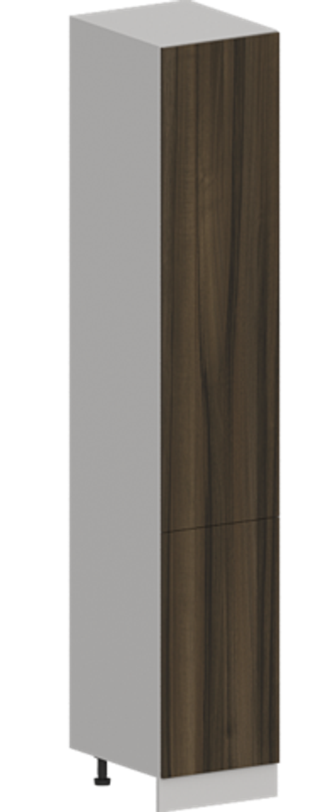 Кухня Модуль ШП 400 Графит / Орех Миланский