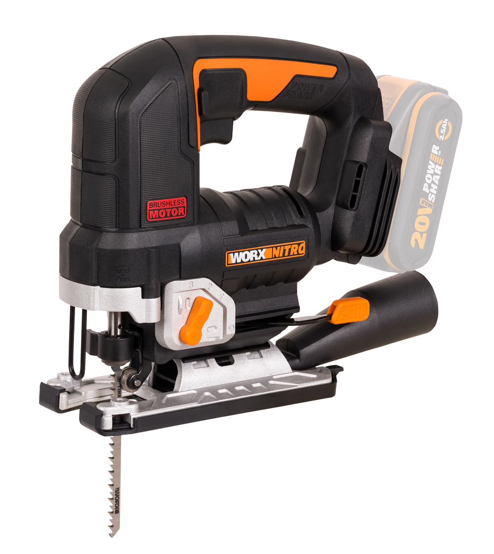 Лобзик аккумуляторный бесщёточный WORX W542.9